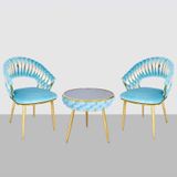  Ghế Ăn Bọc Nhung Phối Hai Màu VSW02 