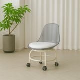  Ghế Đôn Klarup Chân Xoay Trong Suốt OGDN03 