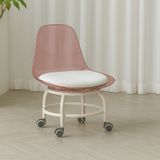  Ghế Đôn Klarup Chân Xoay Trong Suốt OGDN03 