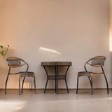  Ghế Ngoài Trời Nhựa Đan Mây VS01 