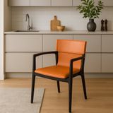  Ghế Ăn Gỗ Sồi Da Yên Ngựa Isadola DW16 