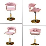  Ghế Cafe Chân Trụ Bọc Nhung VS641L 