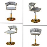  Ghế Cafe Chân Trụ Bọc Nhung VS641L 