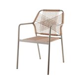  Ghế Ngoài Trời Đan Dây Nhựa VS24 