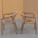  Ghế Ngoài Trời Đan Dây Nhựa VS25 – Bền Bỉ Cho Không Gian Ngoại Thất 