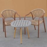  Ghế Ngoài Trời Đan Dây Nhựa VS25 – Bền Bỉ Cho Không Gian Ngoại Thất 