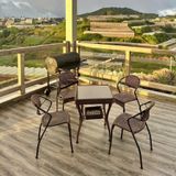  Ghế Ngoài Trời Nhựa Đan Mây VS01 