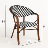  Ghế Nhựa Giả Mây Ngoài Trời DPAV05E 