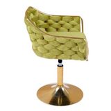  Ghế Cafe Chân Trụ Đan Dây Nhung VS628L 