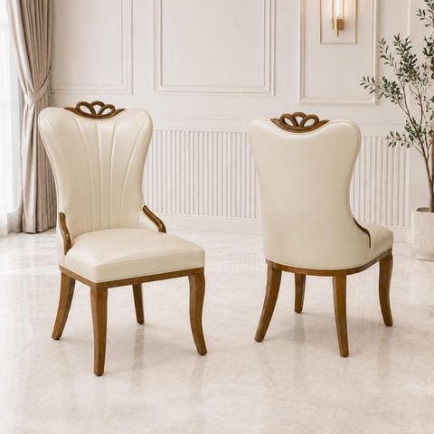  Ghế Ăn Bọc Da Chân Gỗ TNG03 