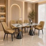  Ghế Ăn Bọc Da Elino HAG65 