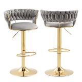  Ghế Bar Trụ Bọc Nhung Cao Cấp VS582C 