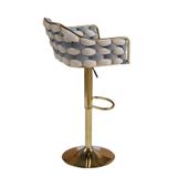  Ghế Bar Bọc Vải Nhung VS628C 