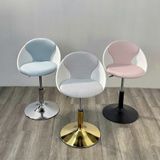  Ghế Cafe Chân Trụ Nhựa PP Lót Nệm VS16L 