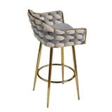  Ghế Bar Bọc Vải Nhung VS628 