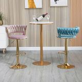  Ghế Bar Trụ Bọc Nhung Cao Cấp VS582C 