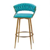  Ghế Bar Bọc Nhung Chân Cố Định VS641 