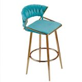  Ghế Bar Bọc Nhung Chân Cố Định VS641 