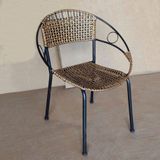  Ghế Ngoài Trời Dây Nhựa Đan Mây VS02 