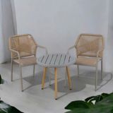  Ghế Ngoài Trời Đan Dây Nhựa VS24 