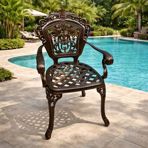  Ghế Ngoài Trời Nhôm Đúc HSVS013 