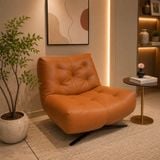  Ghế Thư Giãn TN134 Bọc Da Sinh Thái Chân Xoay 