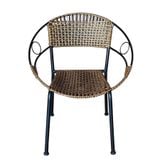  Ghế Ngoài Trời Dây Nhựa Đan Mây VS02 