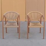  Ghế Ngoài Trời Đan Dây Nhựa VS25 – Bền Bỉ Cho Không Gian Ngoại Thất 