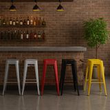  Ghế bar tolix sắt không lưng S1520 