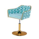  Ghế Cafe Chân Trụ Đan Dây Nhung VS628L 