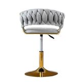  Ghế Cafe Chân Trụ Bọc Nhung VS641L 