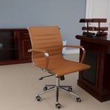  Ghế Da Xoay Lưng Thấp HSVP004B 