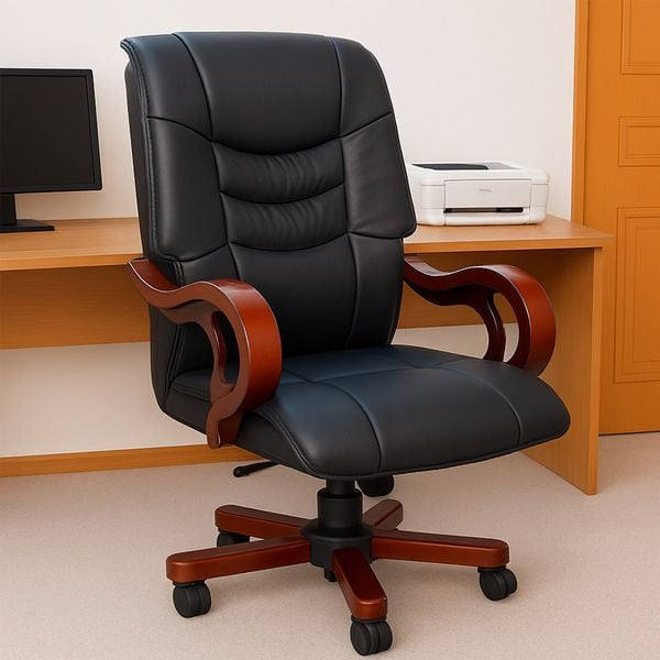 Ghế giám đốc bằng gỗ TKT03