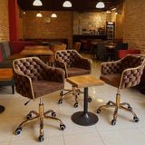  Ghế Cafe Bọc Vải Nhung VS628X 