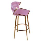  Ghế Bar Bọc Nhung Chân Cố Định VS641 