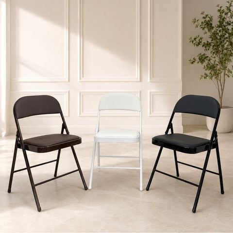 Ghế xếp bọc da DPD44 chân sắt sơn tĩnh điện
