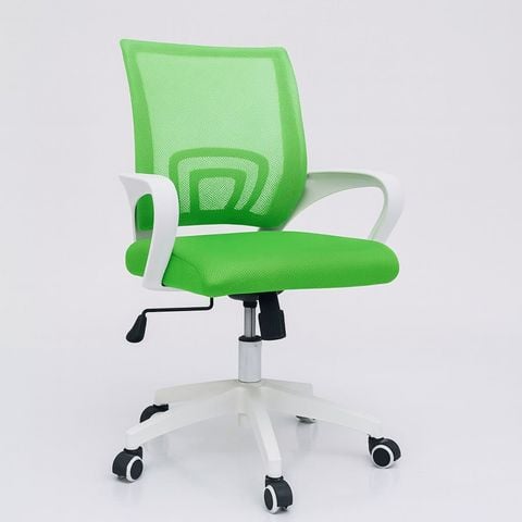  Ghế Văn Phòng Chân Nhựa Khung Trắng BH405 