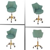  Ghế Cafe Chân Xoay Bọc Da VS626X 