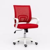  Ghế Văn Phòng Chân Nhựa Khung Trắng BH405 