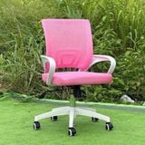  Ghế Văn Phòng Chân Nhựa Khung Trắng BH405 