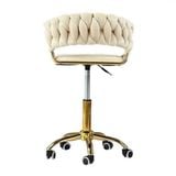  Ghế Cafe Chân Xoay Bọc Nhung VS641X 