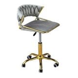  Ghế Cafe Chân Xoay Bọc Nhung VS641X 