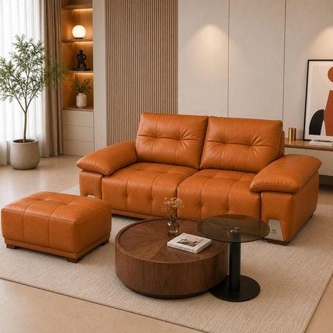  Sofa Da Cao Cấp XA06 