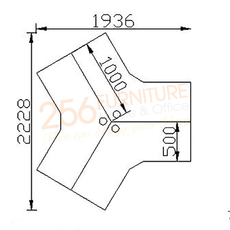  Cụm Bàn Làm Việc C3-B2228-H9 