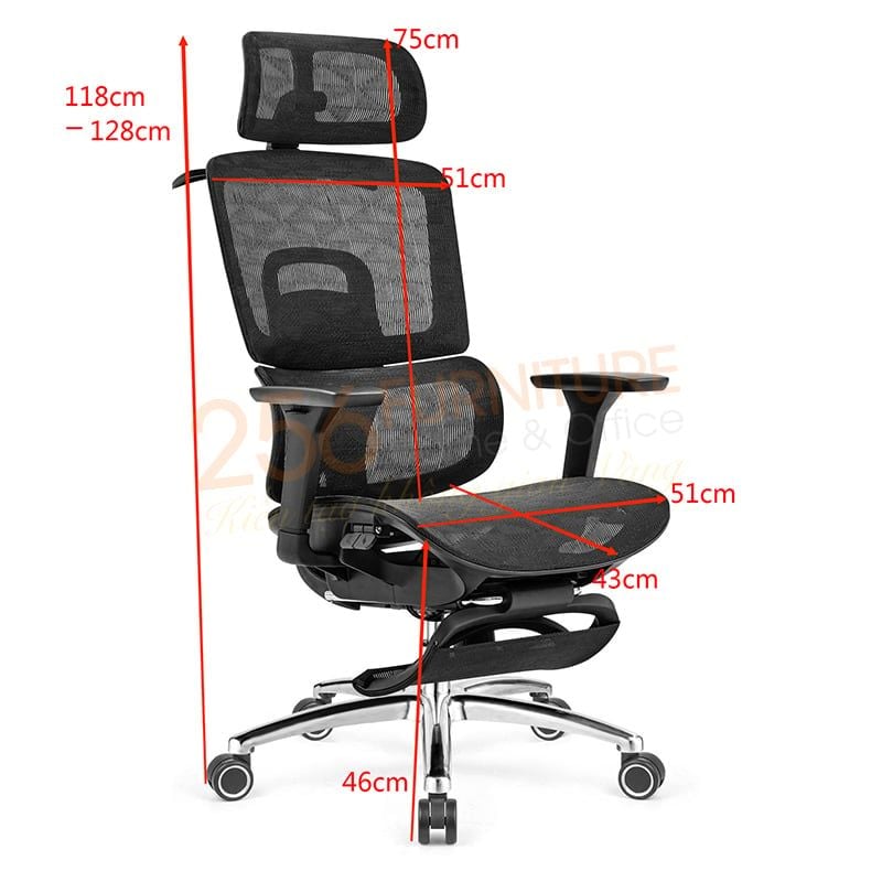  Ghế Lưới Văn Phòng GL668-SP 