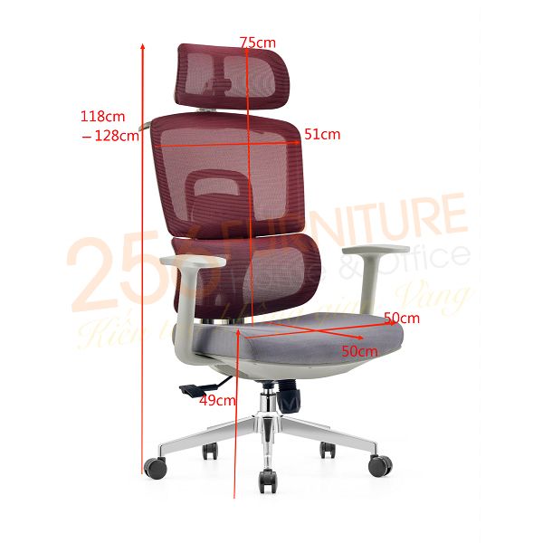  Ghế Lưới Văn Phòng GL886-TQ 