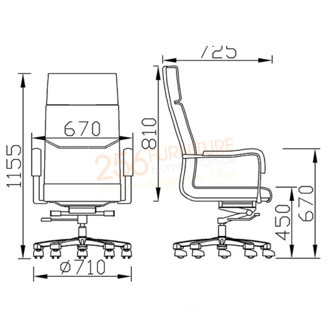  Ghế Lãnh Đạo NST055-SP 