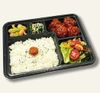  Hộp cơm hamburger sốt tomato 