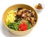  06月23日（火）：炙り『照り焼きチキン』と『鶏と卵のそぼろ丼』　（大学芋付） 