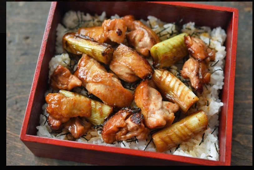  02月10日（火）：建国記念の日☆彡「旨たれ焼き！やきとり」弁当（揚出しカレー煮＆カニ卵）　(ヤクルト付） 